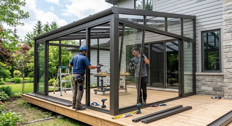 Deck Enclosure Installation in Chattanooga, TN