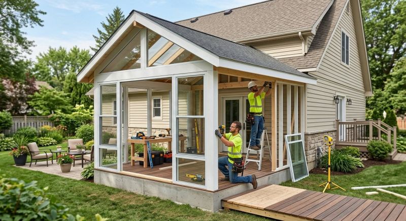 Enclosed Deck Installation in Dallas, TX