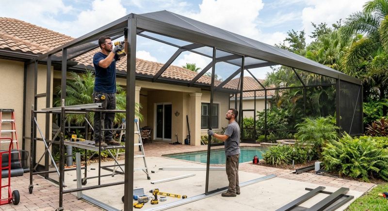 Lanai Enclosure Installation in Longmont, CO