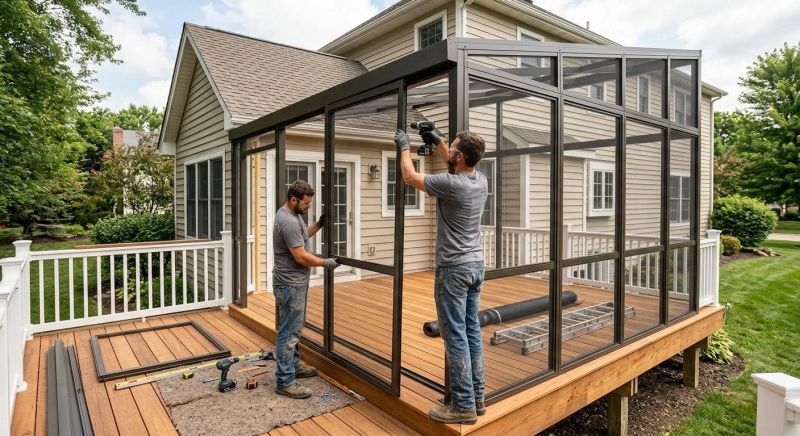 Lanai Enclosure Installation in Seattle, WA