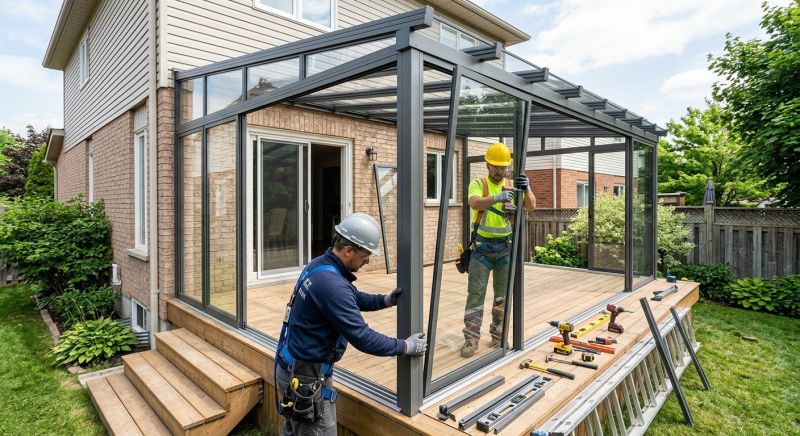 Patio Enclosure Installation in Longmont, CO