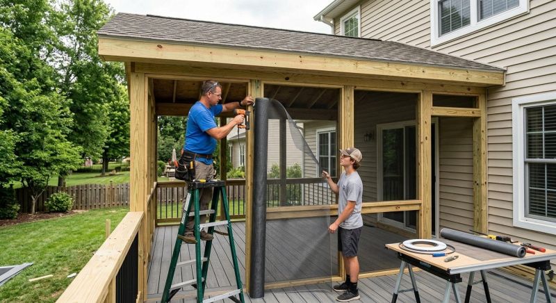 Screened In Porch Installation in Knoxville, TN
