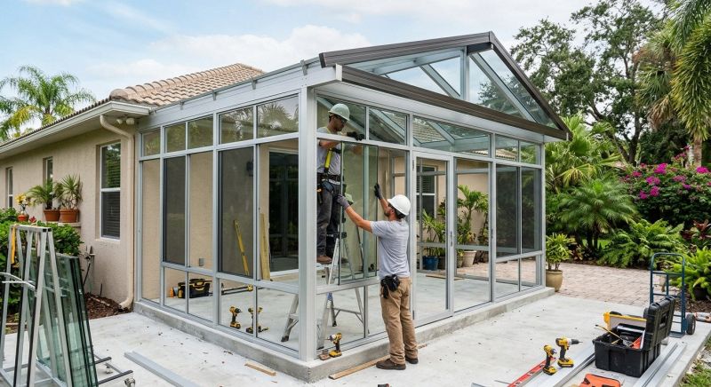 Solarium Installation in Knoxville, TN
