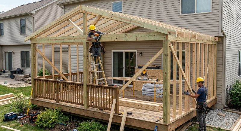 Enclosed Deck Installation in Charlotte, NC