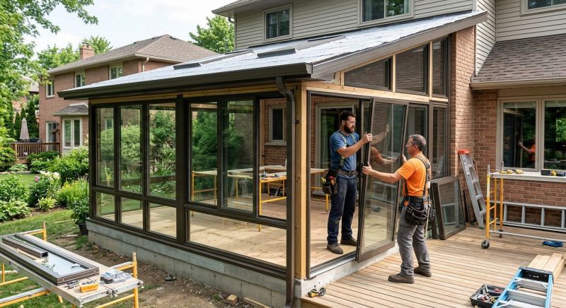 Enclosed Patio Installation in Boulder, CO