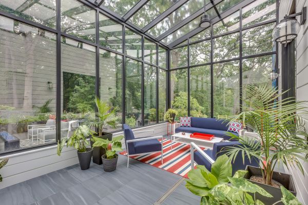 Aluminum Sunroom Assembly